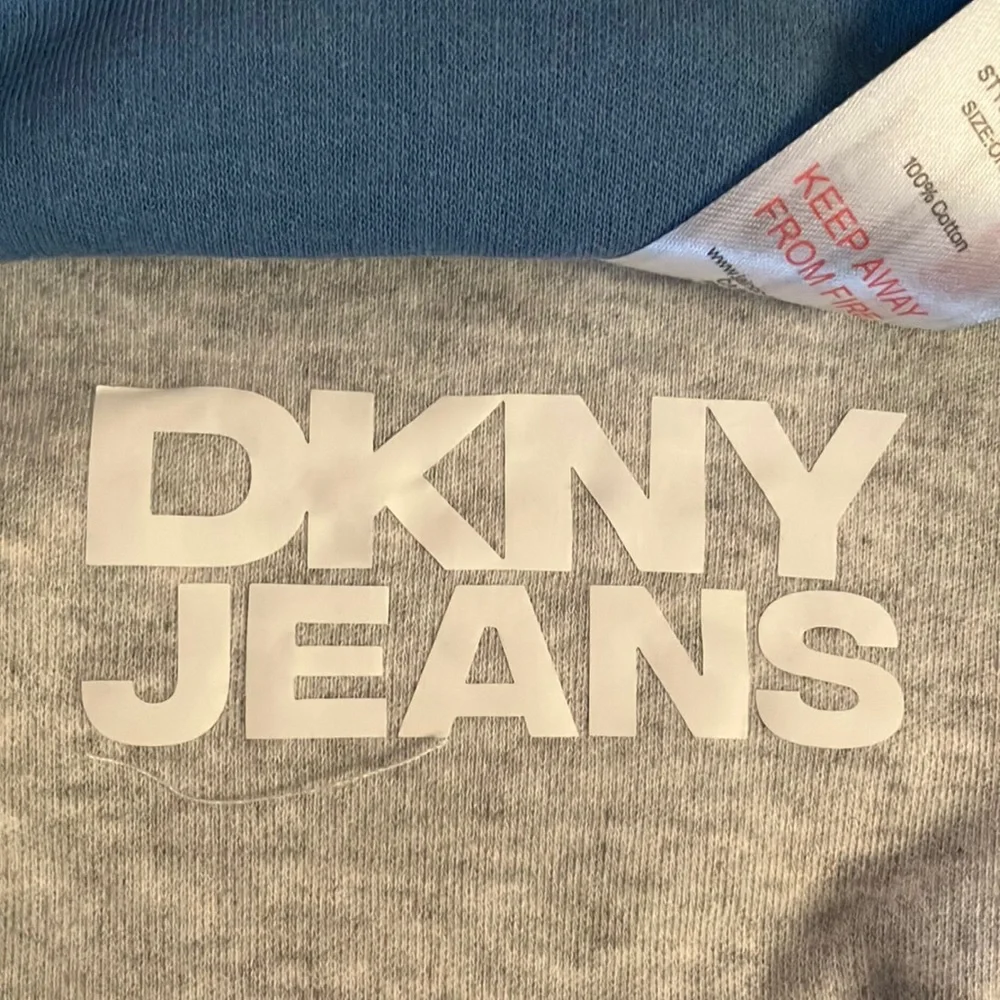 Dkny Blue and Gray Casual Bib and Socks‎ Set